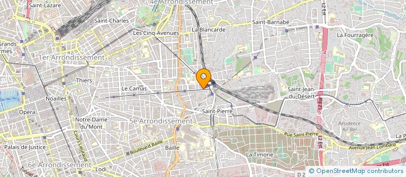 localisation de l'entreprise RUE DU GRAND CERF à MARSEILLE