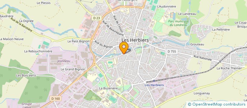 localisation de l'entreprise RUE DU GUICHET à LES HERBIERS