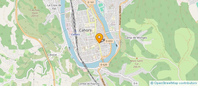 localisation de l'entreprise RUE DU JOUR  CAHORS