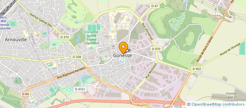 localisation de l'entreprise RUE DU LIMOUSIN  LE THILLAY