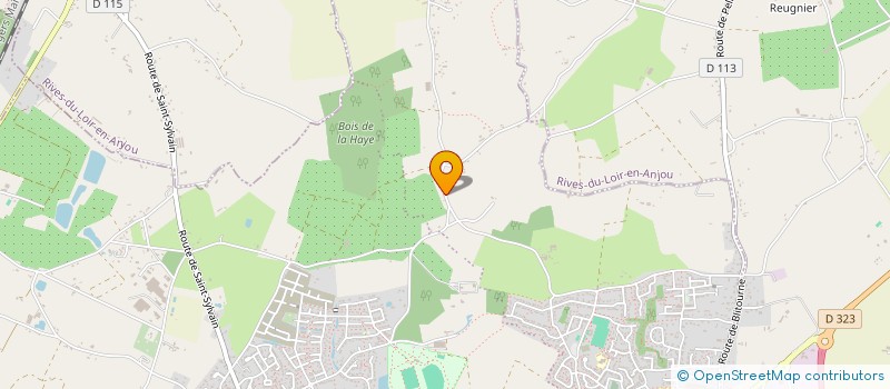 localisation de l'entreprise RUE DU MUSEE  VERRIERES-EN-ANJOU