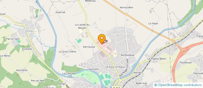 localisation de l'entreprise RUE DU PARAPLUIE à PONTIVY
