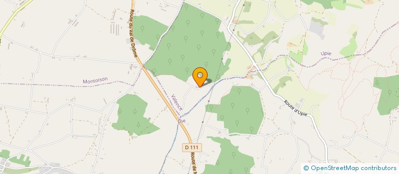 localisation de l'entreprise RUE DU REAL  UPIE