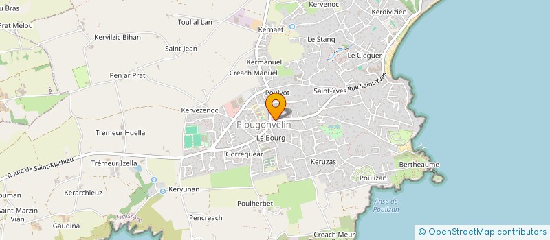 localisation de l'entreprise RUE DU REMPART  PLOUGONVELIN