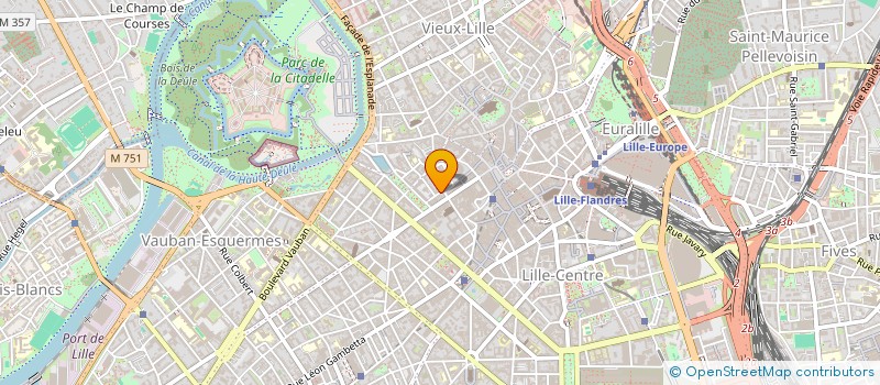 localisation de l'entreprise RUE DU VERT BOIS à LILLE