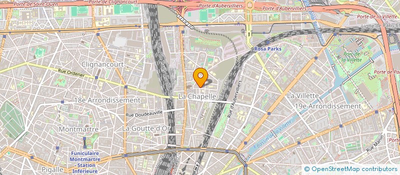 localisation de l'entreprise RUE FEUTRIER  PARIS