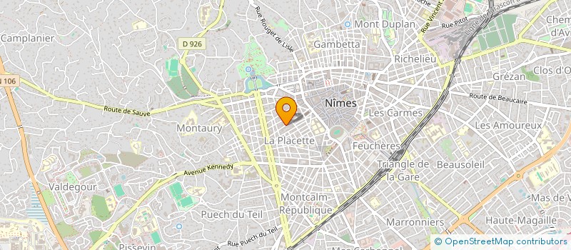localisation de l'entreprise RUE FRANCOIS 1ER à NIMES