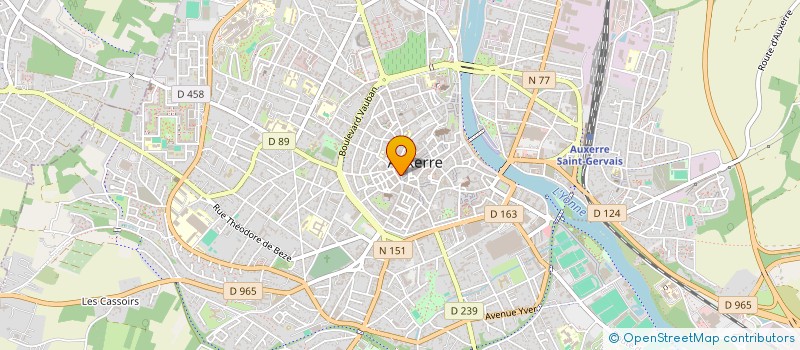 localisation de l'entreprise RUE GALANTE à AUXERRE