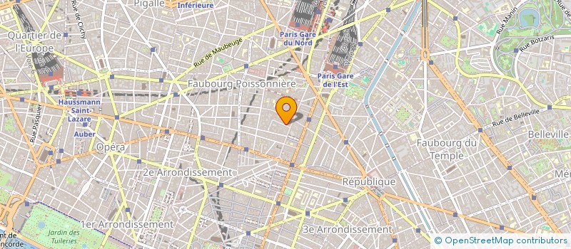 localisation de l'entreprise RUE GAMA  PARIS