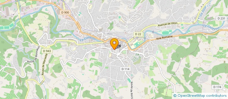 localisation de l'entreprise RUE GAMBETTA  APT