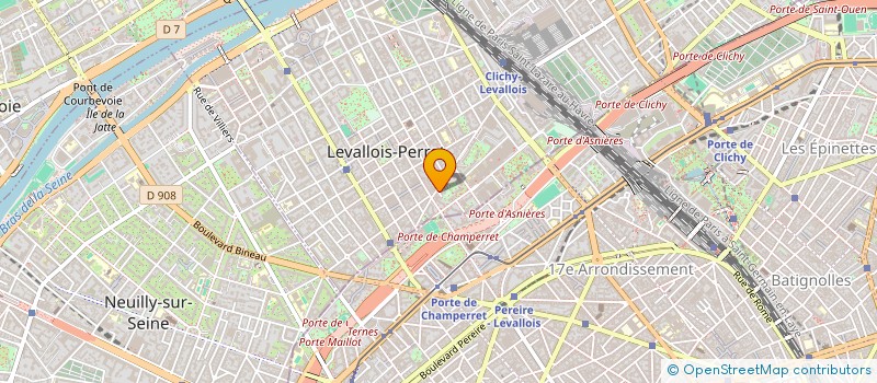 localisation de l'entreprise RUE GERHARD PUTEAUX à LEVALLOIS-PERRET
