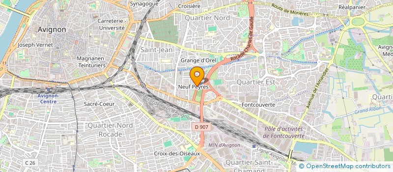 localisation de l'entreprise RUE JEAN GILLES  AVIGNON