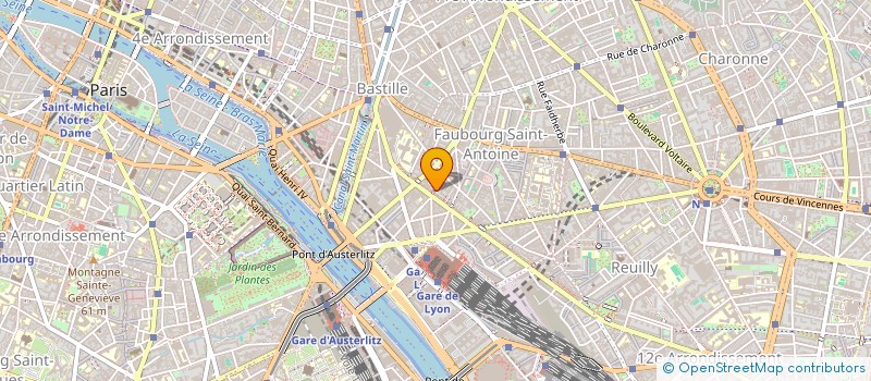 localisation de l'entreprise RUE MANUEL  PARIS