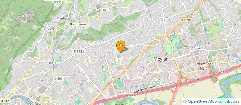 localisation de l'entreprise RUE MARTIN LUTHER KING  MEYLAN