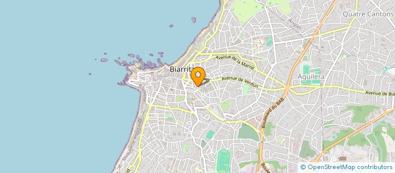 localisation de l'entreprise RUE MOUSSEMPES à BIARRITZ