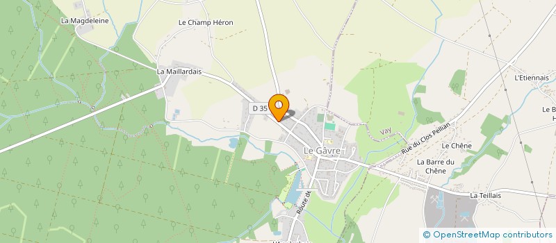 localisation de l'entreprise RUE N 5  LE GAVRE