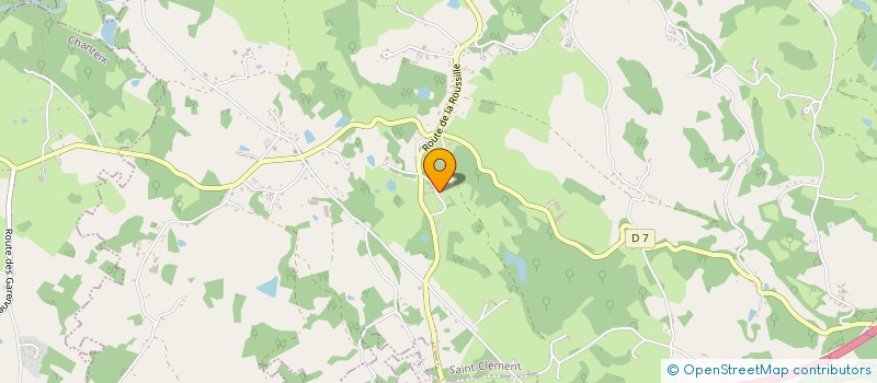 localisation de l'entreprise RUE PAVOT  SAINT-CLEMENT