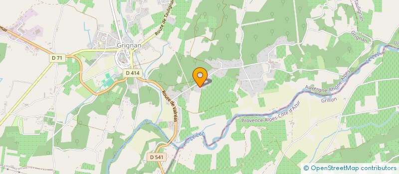 localisation de l'entreprise RUE PIERRE JULIEN V R F  GRIGNAN