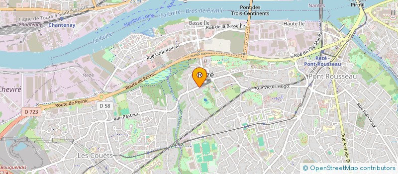 localisation de l'entreprise RUE PREMION RADIEUSE  REZE
