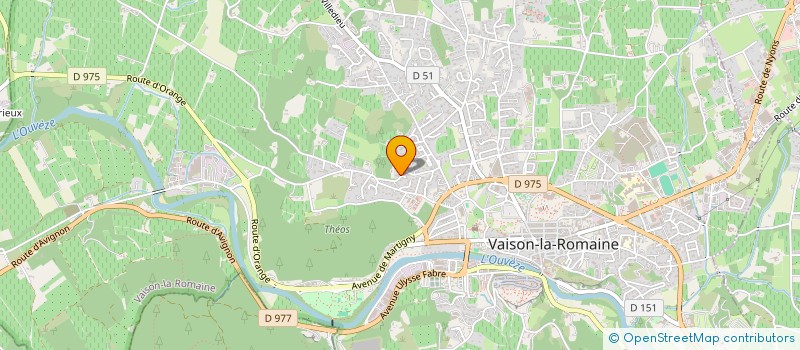 localisation de l'entreprise RUE RASPAIL  VAISON-LA-ROMAINE