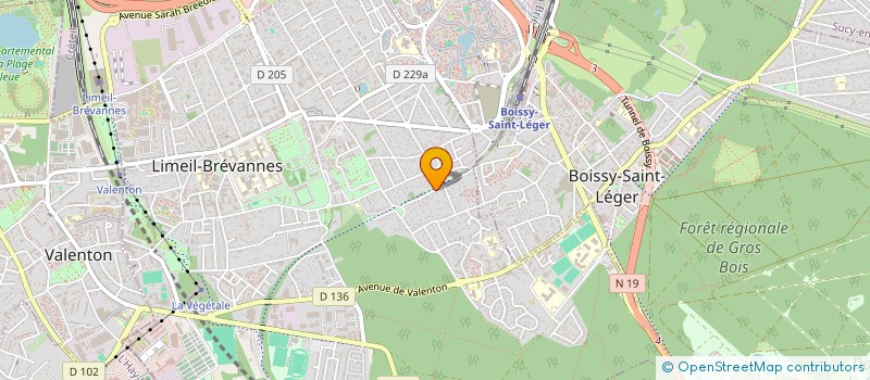 localisation de l'entreprise RUE SAINT-AMBROISE  LIMEIL-BREVANNES