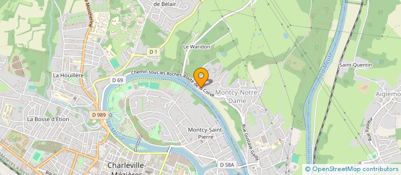 localisation de l'entreprise RUE SEBASTIEN ETION  CHARLEVILLE-MEZIERES
