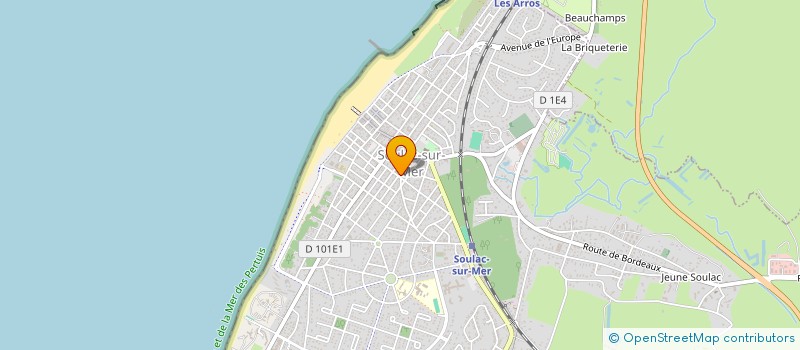 localisation de l'entreprise RUE TROUCHE SOULAC  SOULAC-SUR-MER