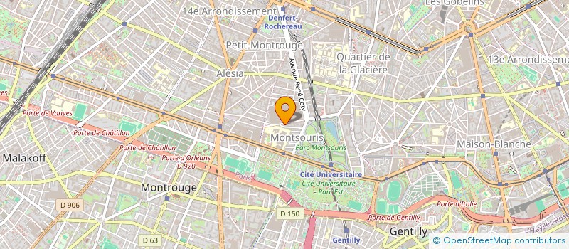 localisation de l'entreprise RUE ZASKY  PARIS