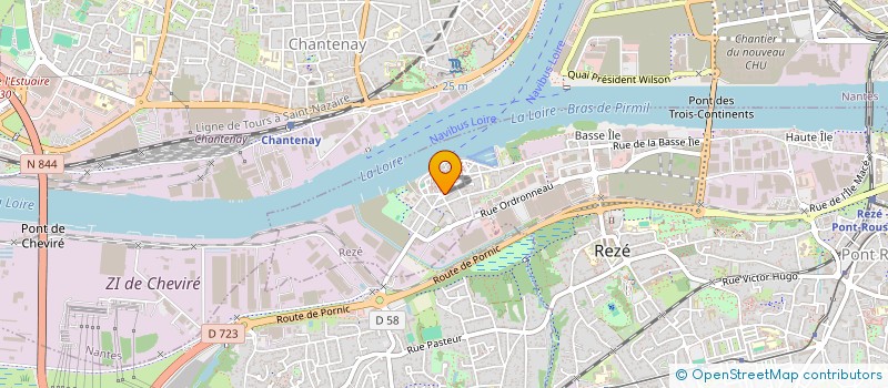 localisation de l'entreprise RUECROISSANT  REZE