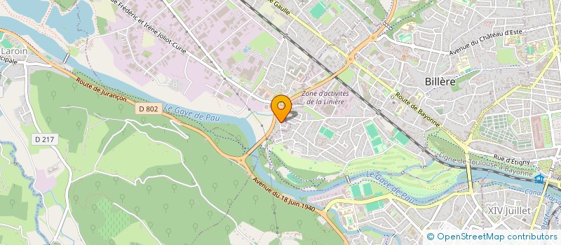 localisation de l'entreprise RUEDA à LONS