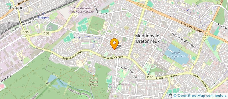 localisation de l'entreprise RUEDA OXYGENE à MONTIGNY-LE-BRETONNEUX
