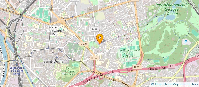 localisation de l'entreprise RUEDELASSO  SAINT-DENIS