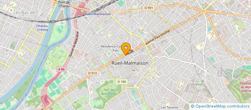 localisation de l'entreprise RUEIL DESS à RUEIL-MALMAISON