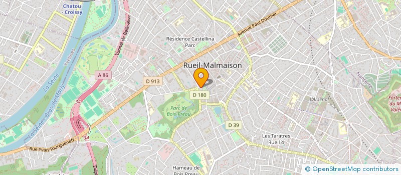 localisation de l'entreprise RUEIL DIGITAL à RUEIL-MALMAISON