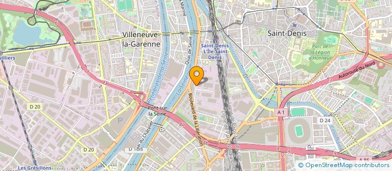 localisation de l'entreprise RUEIL ENERGIE  SAINT-DENIS