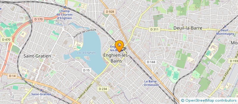localisation de l'entreprise RUEIL ESTHETIQUE à ENGHIEN-LES-BAINS