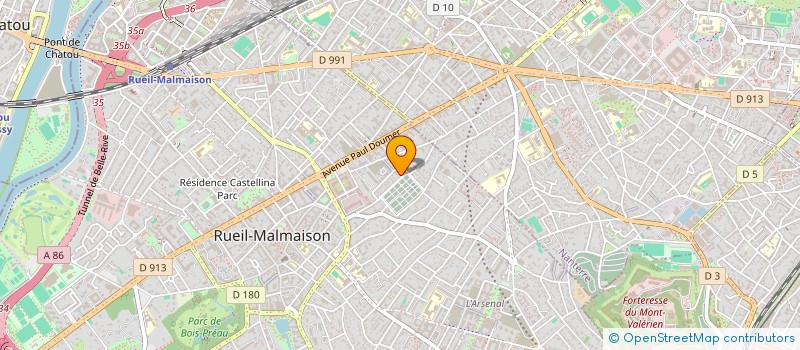 localisation de l'entreprise RUEIL SERRURERIE SECURRITE à RUEIL-MALMAISON