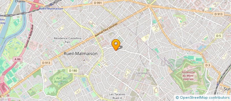 localisation de l'entreprise RUEILD à RUEIL-MALMAISON