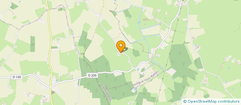 localisation de l'entreprise RUEL BBC  BALLON-SAINT MARS