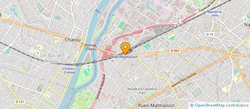 localisation de l'entreprise RUEL BEAUTE à RUEIL-MALMAISON
