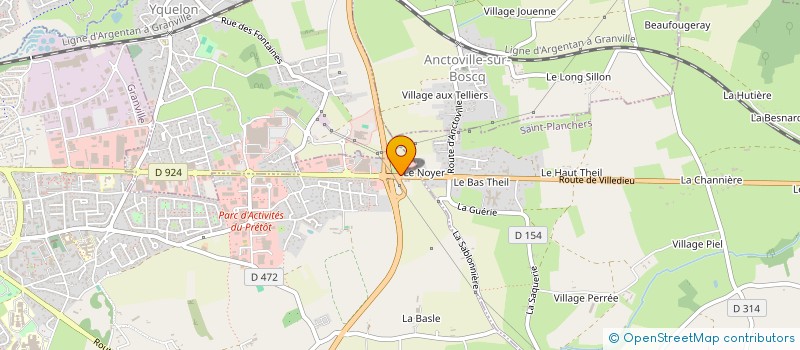 localisation de l'entreprise RUEL INVESTISSEMENTS à GRANVILLE