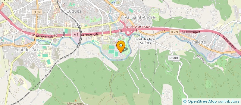 localisation de l'entreprise RUELEM  AIX-EN-PROVENCE