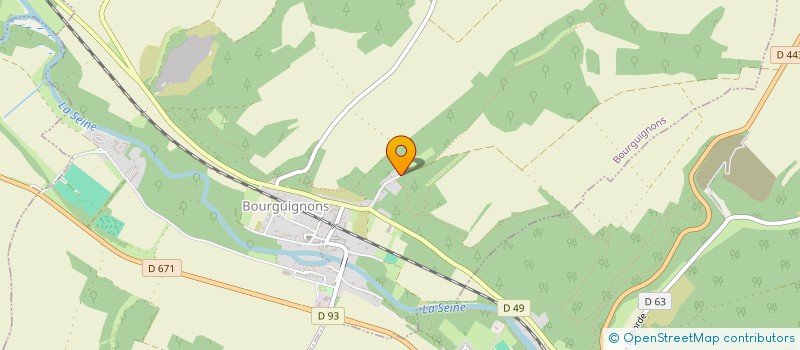 localisation de l'entreprise RUELLE AUX LOUPS  BOURGUIGNONS