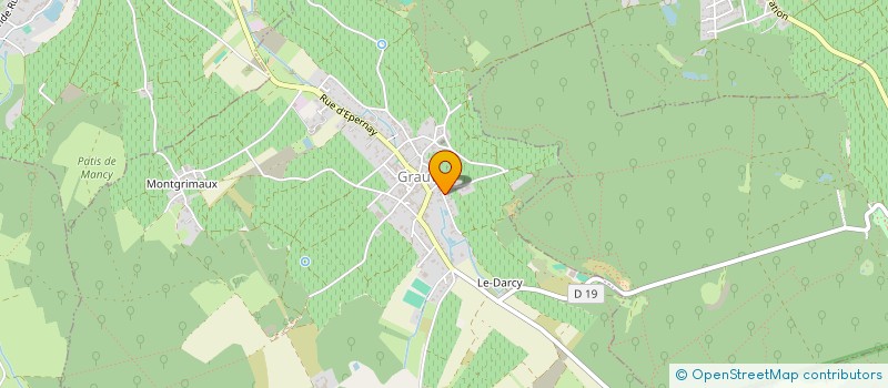 localisation de l'entreprise RUELLE DENISE  GRAUVES