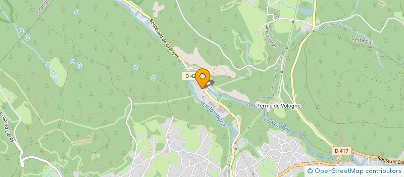 localisation de l'entreprise RUER HYDRO SOUDURE  GERARDMER