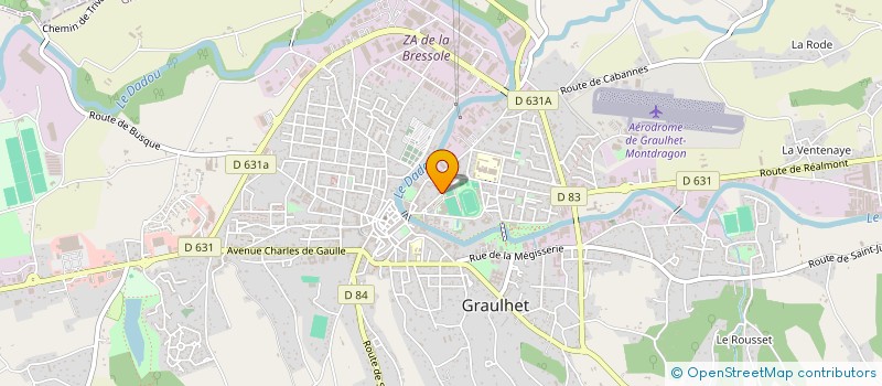 localisation de l'entreprise RUES D ETE  GRAULHET