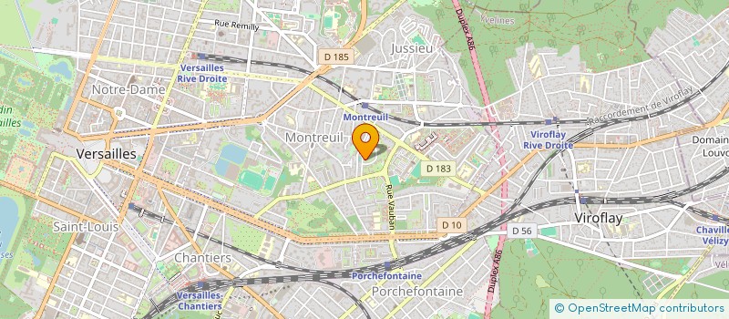 localisation de l'entreprise RUET INDIVISION à VERSAILLES