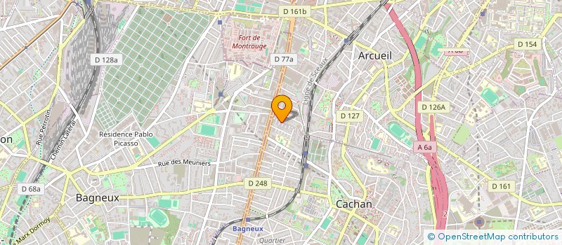 localisation de l'entreprise RUETI à ARCUEIL
