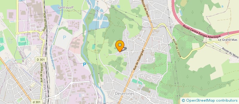 localisation de l'entreprise RUF'IM  DESERTINES