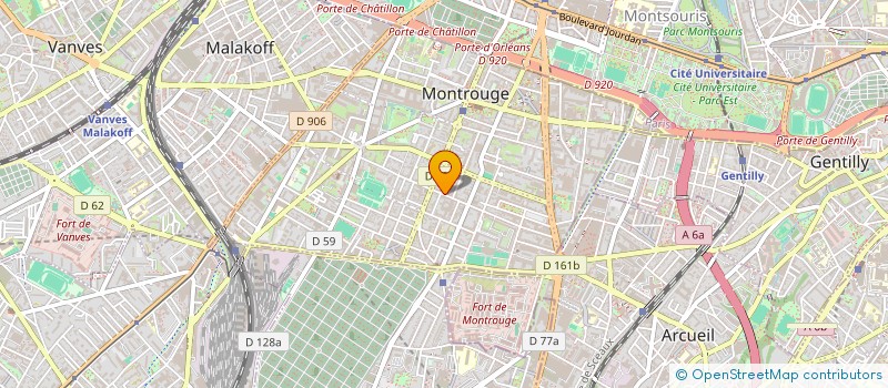 localisation de l'entreprise RUFF APPAREL à MONTROUGE